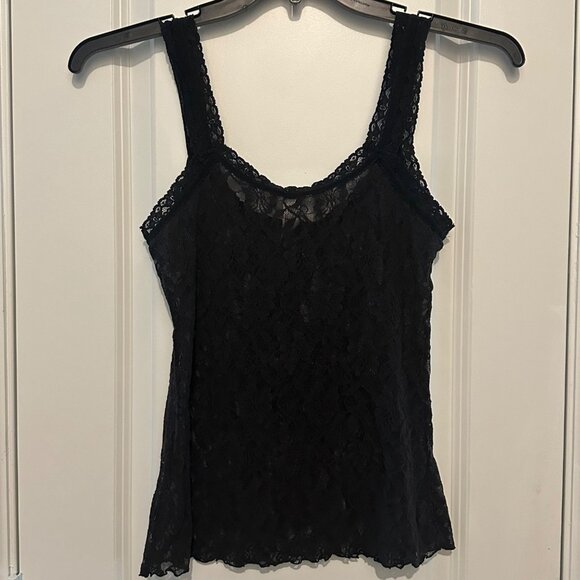 Maidenform Black Lace Camisole Tank Top M - Picture 2 of 5